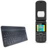 BoxWave Keyboard Compatible with Energizer E280s - SlimKeys Bluetooth Keyboard, Portable Thin with Chiclet-Style Keys - Jet Black view 1