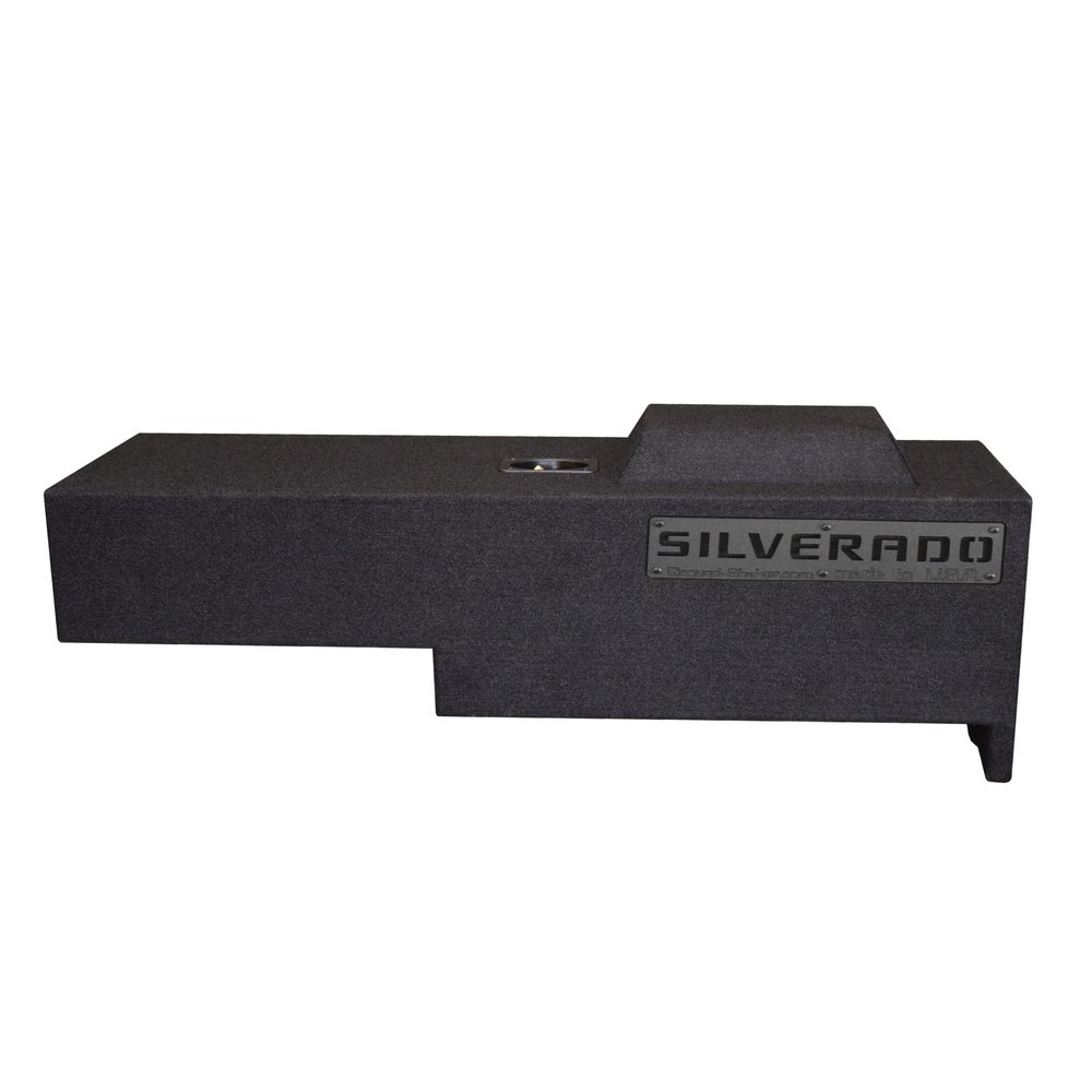 10" Single Sub Box for Chevy Silverado Extended Cab 2007-2018 Subwoofer Enclosure Speaker Box Ground Shaker