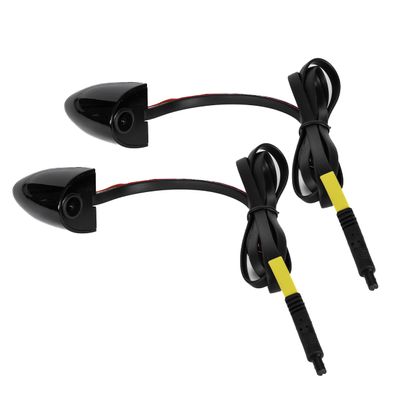 Master Tailgaters RCA Side Cameras - Right & Left (2 Pack) | Turn Signal Activated | Reversible Image | Universal Fit for Cars, Trucks, RVs