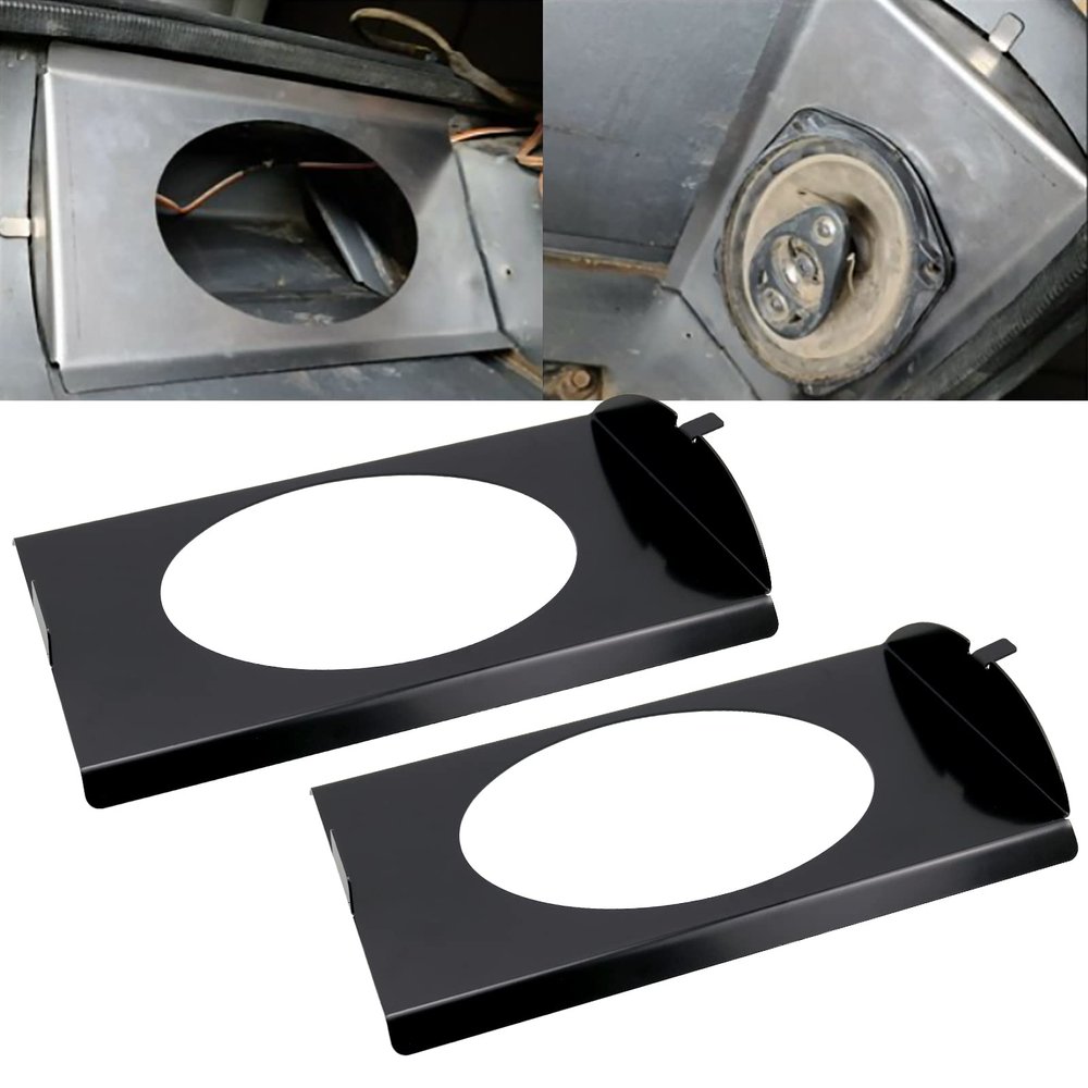Sporacingrts Behind Seat Speaker Brackets Compatible with 1973-1987 Chevy GMC C10 Behind Seat Cab Corner Pickup for 6x9 Speakers