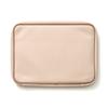 Francfranc 13"-14" Beige PC Stand with Storage Pocket, Quilted Fabric view 3
