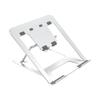 Feilx Laptop Holder Riser Computer Stand, 6-Level Height Adjustable Aluminum Foldable Portable Notebook Stand, with 10 to 15.6 Inches Notebook Computer (Color : Silver) view 1