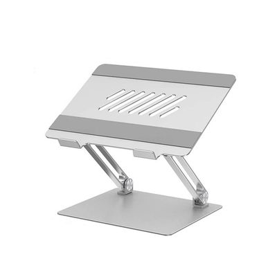 Feilx Laptop Stand, Adjustable Laptop Stand, Ergonomic Laptop Riser Holde, Foldable Aluminum Alloy Computer Stand with 10 to 15.6 Inches Notebook Computer (Color : Silver)