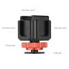 Andoer Cold Shoe Adapter Bracket Lightweight Aluminum Alloy with Extension for Cold Shoe Mounts for DSLR ILDC Camera Video Light Microphone Monitor Video Shooting Microfilm view 3