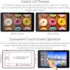 FEELWORLD LUT6 6 Inch 2600nits HDR 3D LUT Touch Screen DSLR Camera Field Monitor with Waveform VectorScope Histogram 4K HDMI Input Output 1920X1080 IPS Panel view 4