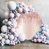 Leyiyi 7.5x7.5ft Rose Gold Round Backdrop Cover Luxurious Glittering Sequins Starlight Background for Photography Deluxe Drippy Circle Backdrop Children Adult Birthday Baby Shower Banner Photo Props view 2