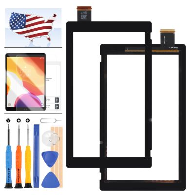 for Nintendo Switch Screen Replacement for Switch 2017/2018/2019 1st Generation Touch Screen Digitizer Glass Parts Front Panel Lens Repair Kits with Protector Film (Not for Switch Lite,Not LCD)