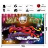 9x6ft 70's and 80's Disco Dancing Prom Party Decor Photo Background 70's Theme Photography Backdrop Neon Glow Photo Background Studio Props Banner view 4