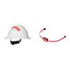 Coast SH300 Full Brim Safety Hard Hat with LHS300 Rechargeable LED Lighted Helmet Strap view 1