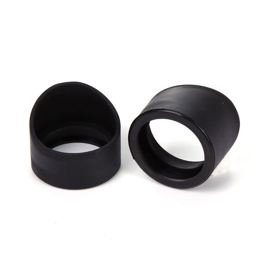 MOMOJIA Rubber Eyepiece Cover, 2 Pcs 34mm Diameter Rubber Eyepiece Cover, for Eyeguards Eye Shields Protection Stereo Microscope Telescope Monocular Binocular (Color : 2PCS, Size : 3)