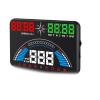 5.8" Styling S7 HUD GPS Speedometer OBD2 Car Head Up Display Vehicle Speeding Warning Fuel Consumption Water Temperature RPM view 1
