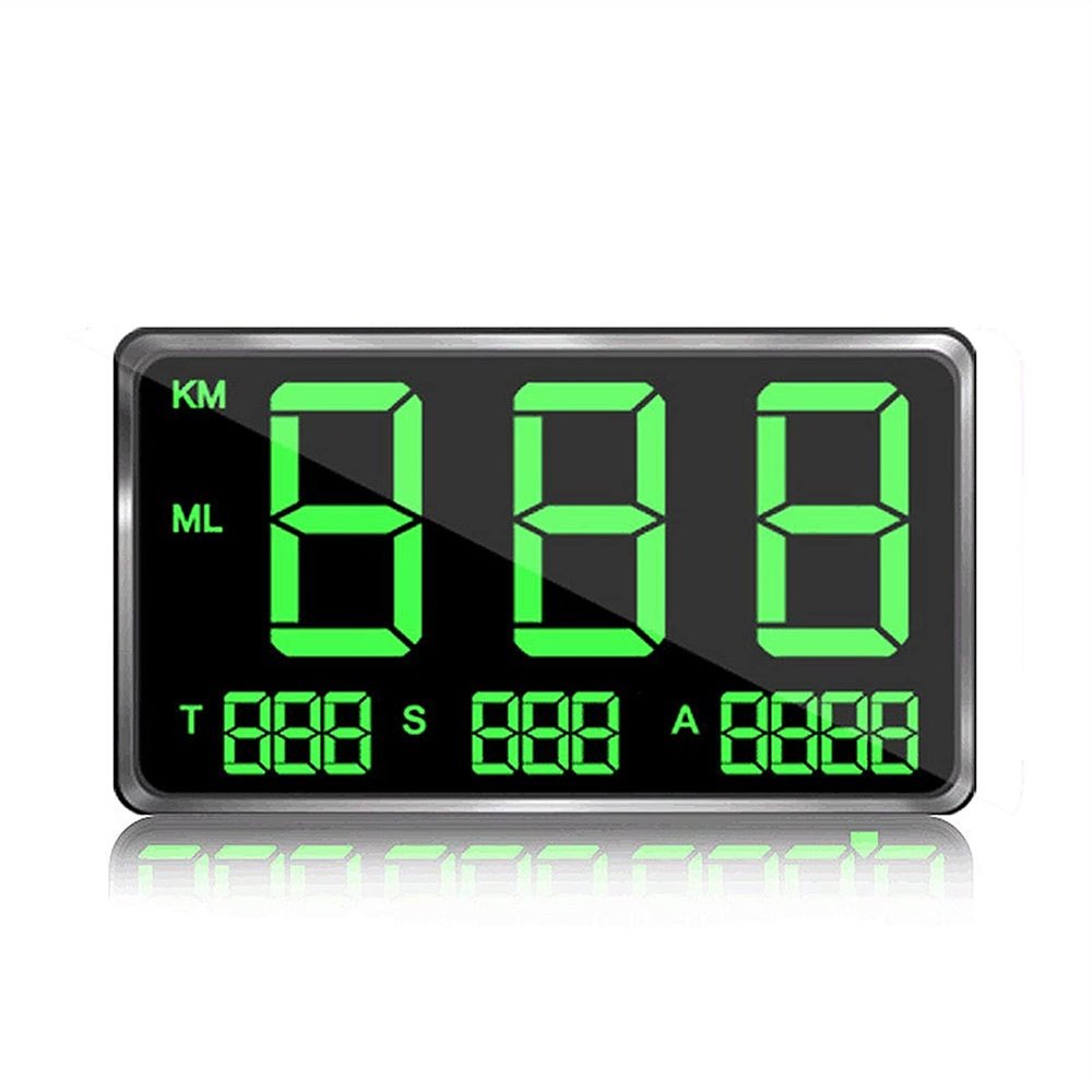Universal Head Up Display Digital Car Gps Speedometer Speed Display Hud Mph Car Motorcycle Bike Speed Display Car Accessories
