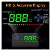 A2 HUD 3.5 inch GPS Car Head Up Display Speed Alarm Compass Windshield Projector Speedometer HUD via GPS Satellites view 3