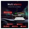 Dual system OBD2+GPS HUD Display High-Performance Car Speedometer Turbo Boost Pressure Meter Alarm Oil Water Temp Gauge Code Rea view 2