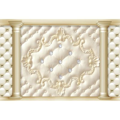 Baocicco 12x10ft Luxury Wall Photography Background Gold Pillars Headboard Texture Classic European Wall Interior Room Living Room Backdrop Wedding Birthday Baby Shower Newborn Kids Portrait Studio