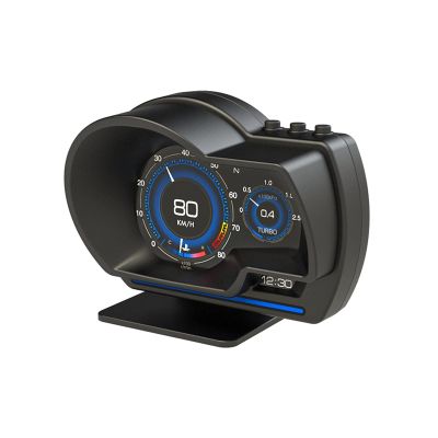 2 in 1 HUD OBD GPS Head Up Display Car Speedometer Odometer Overspeed Alarm LCD Digital Meter Alarm System