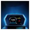 Dual System Head Up Display OBD2 HUD GPS Digital Speedometer Tachometer Oil/Coolant Temp. Turbo Boost view 1