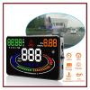 5.5" Car HUD Head Up Display OBD2 OBDII Interface E300 Digital Universal Speedometer Overspeed Fatigue Driving Alarm for car view 3