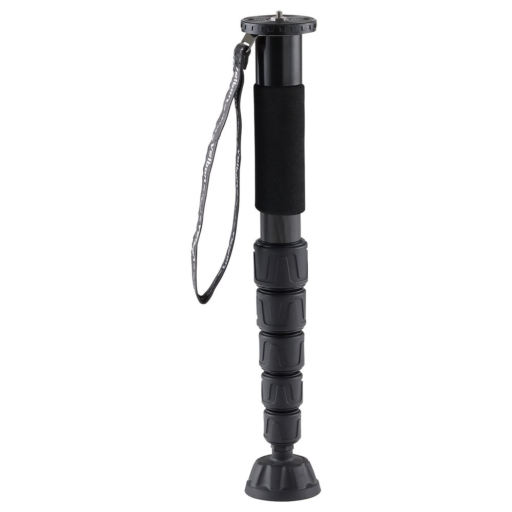 Velbon AMZGEOPD N86PRO 0017915500389 Carbon Monopod, 6 Tiers, Geo Pod, N86 Pro, AZ1.4 inches (36 mm) Diameter, Monopod, Large, Head Sold Separately, Nut Lock Type