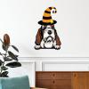 Halloween Stickers Witch Basset Griffon Vendeen Petit Welcome Halloween Wall Decals Griffon Vendeen Petit Dog Wall Art Removable Vinyl Wallpaper for Kids Boys Room Nursery Halloween Party Supplies view 1