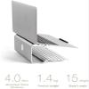 Sxdthy Laptop Stand, 360 Rotating Aluminum Alloy Laptop Stand, Portable Foldable Ergonomic Laptop Computer Stand (Color : Black) view 3