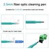 Duogalia 5 Pack Fiber Cleaner Pen for 1.25 mm LC/MU + 5 Pack Fiber Optic Cleaning Tools for 2.5mm SC/ST/FC Connector Over 800 Cleans Fiber End Face Cleans & Optical Connector Cleans (10 PC) view 4