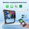 2G+64G Car Radio Stereo for Nissan Altima 2008-2012 with Wireless CarPlay Android Auto, 9 Inch Android 13 Touch Screen HiFi Audio GPS Navigation WiFi Bluetooth SWC HD Camera (Manual A/C) view 3