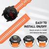 MYSNBKN Compatible with Garmin Vivoactive 4 Band,22mm Quick Release Soft Silicone Watch Band for Garmin forerunner255/255 music/Garmin Venu 2/Garmin Vivoactive 4/Polar Vantage M Smartwatch view 4