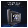 HUD OBD2+GPS On-board Computer RPM Turbo Pressure Oil Water Temp Digital Dashboard Gps Speedometer For Motorcycle Car view 3