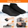 HTHOY&GOWY Shoe Covers Waterproof Silicone Rain Overshoes for Kids Men and Women view 4