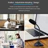 XIXIDIAN USB Computer Microphone, Plug &Play Desktop Omnidirectional Condenser PC Laptop Mic with LED Indicator view 2