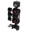 Adjustable Friction Articulating Magic Arm, 360 Degree Super Clamp Camera Mount with 1/4 Inch Screw Mout, Magic Arm Butterfly Clip, for Field Monitors, LED Lights, Audio Equipment view 1
