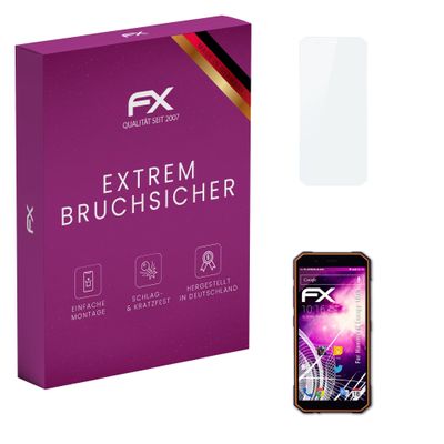atFoliX Plastic Glass Protective Film compatible with Hammer H Energy 18x9, 9H Hybrid-Glass FX Screen Protector