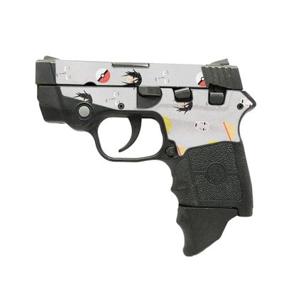 MightySkins Glossy Glitter Skin Compatible with Smith & Wesson M&P Bodyguard 380 (Green or No Laser) - Anime Fan | Protective, Durable High-Gloss Glitter Finish | Easy to Apply | Made in The USA