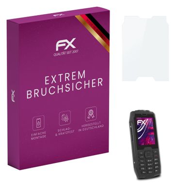 atFoliX Plastic Glass Protective Film compatible with Hammer H 4, 9H Hybrid-Glass FX Screen Protector