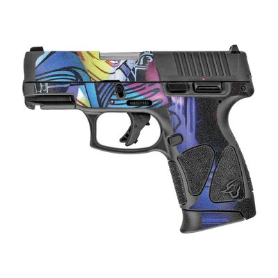 MightySkins Glossy Glitter Skin Compatible with Taurus G3C 9mm Luger - Midnight Mischief | Protective, Durable High-Gloss Glitter Finish | Easy to Apply, Remove, and Change Styles | Made in The USA