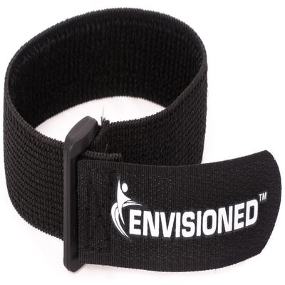 Elastic Reusable Cinch Straps 2" x 15" - 6 Pack Multipurpose Quality Hook and Loop Securing Straps