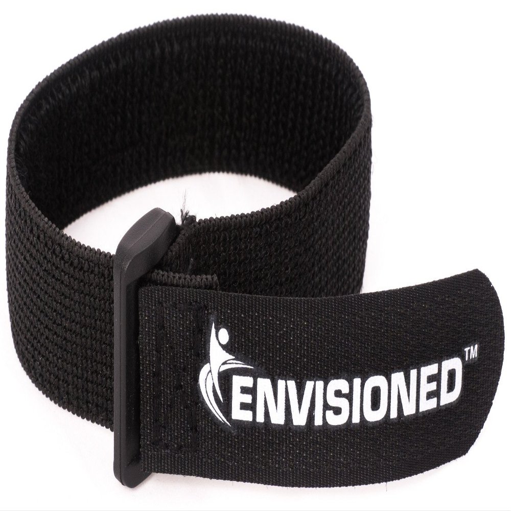 Elastic Reusable Cinch Straps 2" x 15" - 6 Pack Multipurpose Quality Hook and Loop Securing Straps