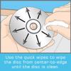 Maxell CD & DVD Quick Wipes, Remove Dirt, dust, and smudges, Great for DVDs, CDs, Playstation Discs, and Xbox Discs, 20PK (190511) view 4