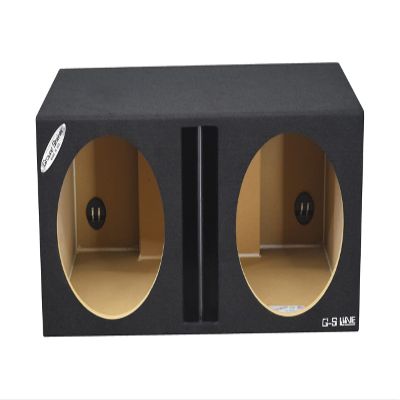 12" Dual Center Vented Ported Sub Box Subwoofer Enclosure Speaker Box Car Audio