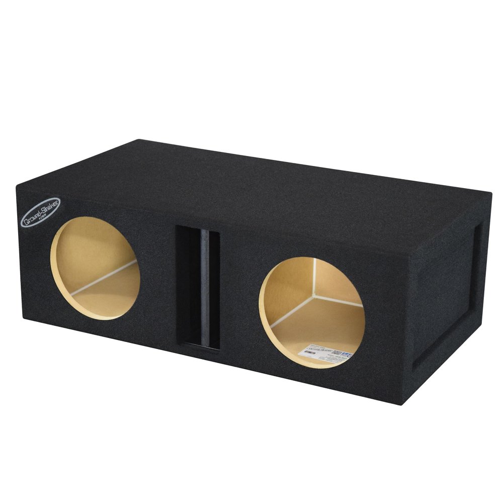 8" Dual Ported/Center Vented Sub Box Sub Enclosure Speaker Box Ground Shaker