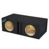 8" Dual Ported/Center Vented Sub Box Sub Enclosure Speaker Box Ground Shaker view 1