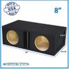 8" Dual Ported/Center Vented Sub Box Sub Enclosure Speaker Box Ground Shaker view 2