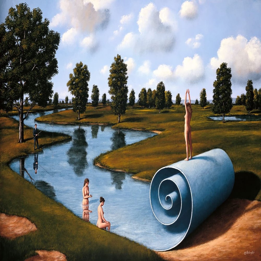 Rafal Olbinski : The Judgement of Paris : Archival Quality Art Print