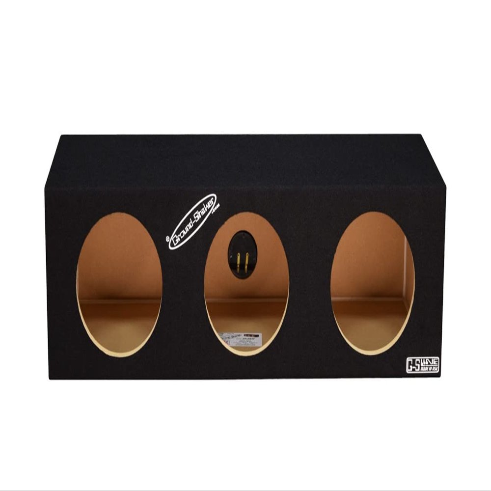 8" Triple Sealed Sub Box Subwoofer Enclosure Made by Ground Shaker Speaker Box