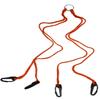 2-Pack of KUFA Sports Foldable Prawn Trap (Stretched Mesh Size:1-3/4") with 400' Rope, Yellow Float, Plastic Vented Bait Cage & Harness Combo (PRN59+PBLH1) x2 view 4