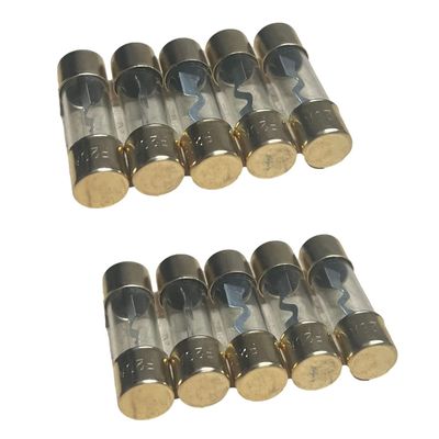 IMC Audio 20 Amp AGU Glass Fuse 20A Gold Inline for Car Audio Stereo Amplifier Marine Audio Auto Power Protection Fuses Automotive Protect Your System with This 10 Pack of 20 Amp AGU Glass Fuse