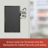 DCCStands First Data RP10 PIN Pad VESA Flat Mounting Bracket for 19" - 23" Monitor, Screw-in Installation, Black view 4