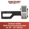 DCCStands Verifone Vx820 PIN Pad VESA Flat Mounting Bracket for 19" - 23" Monitor, Screw-in Installation, Black view 2