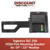 DCCStands Ingenico ISC 250 PIN Pad VESA Flat Mounting Bracket for 19" - 23" Monitor, Screw-in Installation, Black view 2